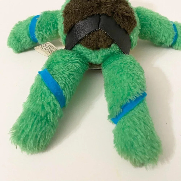 Vintage 1989 Leonardo  TMNT Leo Plush Doll ACE Novelty 9 Inch Mirage Flaws - Picture 15 of 16